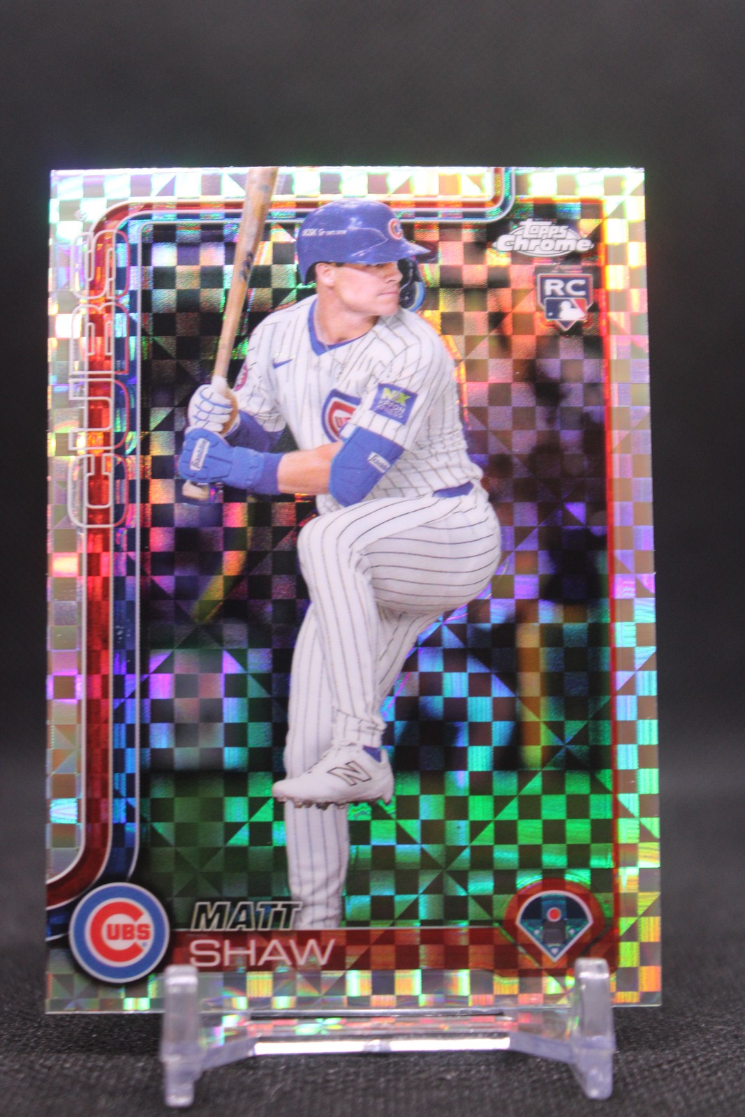Matt Shaw #219 2025 Topps Chrome X-Fractors Chicago Cubs RC