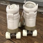 NEW Size 9 EGO White High Top Quad Roller Skates with Toe Stops — photo 2