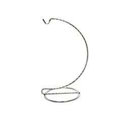 Christmas Twisted Silver Hanger L Ornament Stand Display Stands