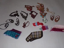 Schleich Horse Accessories Tack SADDLES Blankets, Bridles Halter English Western