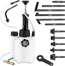3L Transmission Fluid Pump Kit, Fluid Transfer Pump with 13PCS ATF Adapters, Man