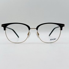 JOOP Eyeglasses Women Men Oval Black Gold 82057 NEW