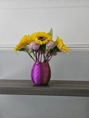 3D Druck Schokolade LV Eierbeutel Vase