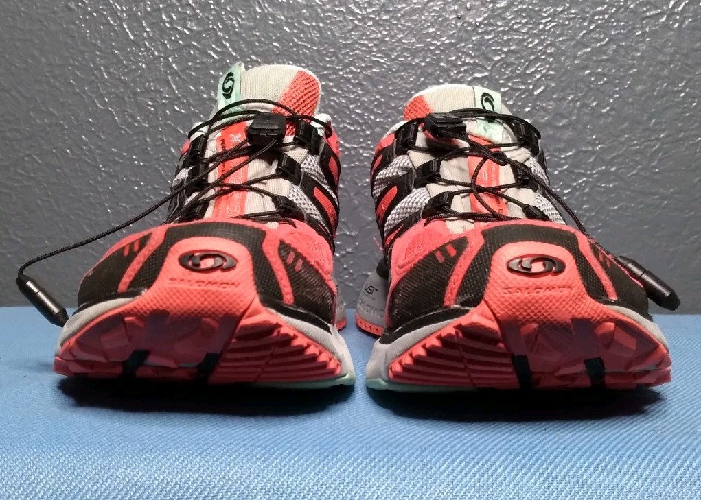 Scarpe da trekking Salomon donna XR Mission 1 trail running rosso nero grigio taglia 8