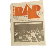 BLUE OYSTER CULT  IN CONCERT  1974-WNCI RECORD RAP  RADIO  STATION SURVEY 