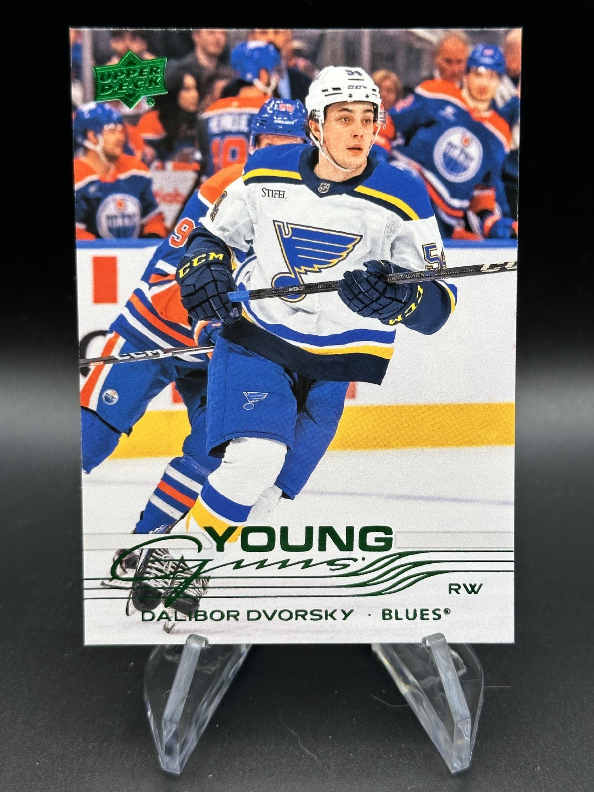 2025-26 Upper Deck Series 1 Holiday Young Guns Dalibor Dvorsky #226