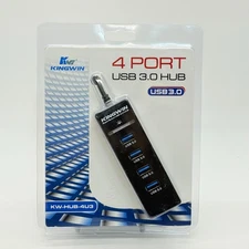 Kingwin 4xPort SuperSpeed Self-Powered Plug&Play USB3.0 (KW-HUB-4U3)