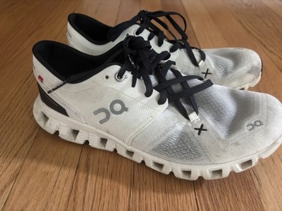 On Cloud x Women's Running Shoes Size 8.5, White/Black, Athletic