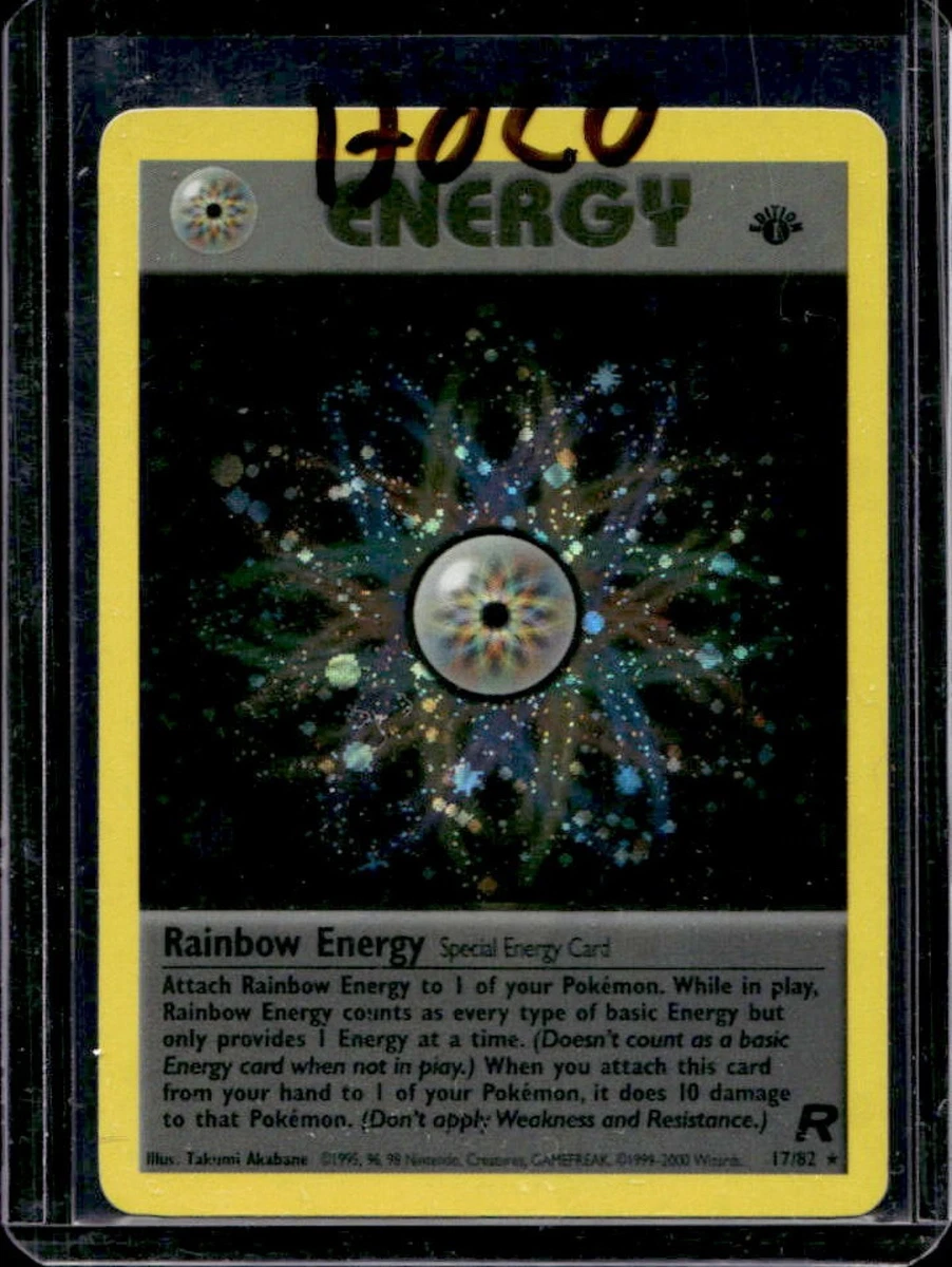 pokemon rainbow energy card value Energy Pokémon TCG Team Rocket Individual Collectible Card Game Cards for  sale