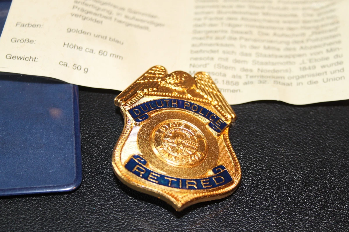 Abzeichen Göde Replik Duluth Police Dep.Minnesota USA. *Schn*