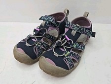 Keen Big Kids Seacamp CNX Daisies Marina Floral Purple Water Sandals Size 4