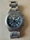 Vintage SEIKO chronograph titanium 200M 7T62-0BZ0 QZ 40mm Men's Watch