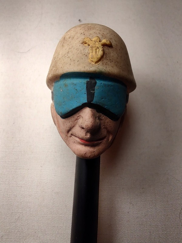 Vintage/Antique(?) "Unknown" Plastic Figure Head 