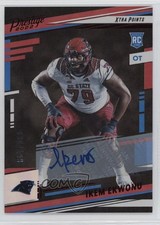 2022 Prestige Rookies Xtra Points Premium Red Signatures Ikem Ekwonu Auto 2s2