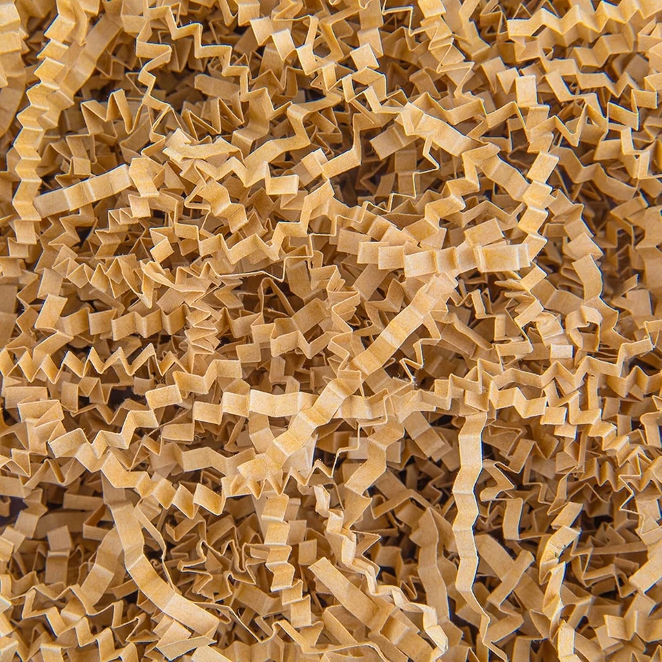 Papel cortado arrugado trituración embalaje hierba cojín papel transmisor para Navidad... Foto 2 de 4