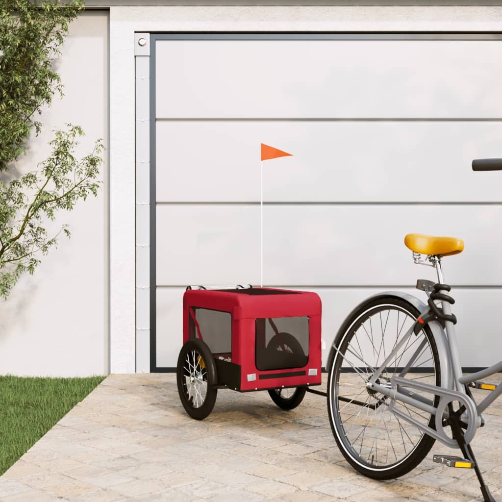 Carrello Bici Animali vidaXL - Struttura in Ferro e Tessuto Oxford