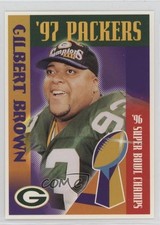 1997 Green Bay Packers Police Gilbert Brown #10 0q3