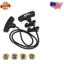 Durable Rope Cocking Aid - Deluxe Crossbow Archery Tool T-Handles Universal