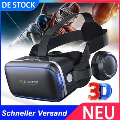 VR Headset 3D Virtual Reality Brille 360° für Android iOS für Smartphones Handy