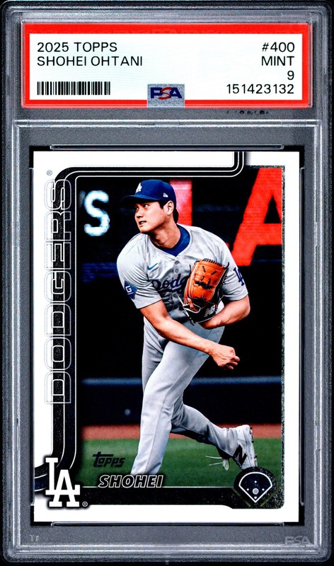 2025 TOPPS #400 SHOHEI OHTANI PSA 9
