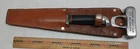 Vtg Knapp Sport Saw  Hand Saw w/ Original Leather Sheath - Western Hunting Knife