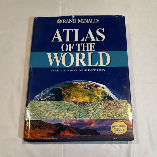 Rand McNally Atlas of the World Millennium Edition Hardcover ISBN 076071889X