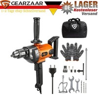 MöRtelrüHrer Betonmischer FüR Zement 3200W HandrüHrwerk Profi 1600 U/Min 220V