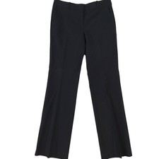 Ann Taylor Ann Fit Dress Pants Womens 4 Navy Blue Excellent Straight Leg Office