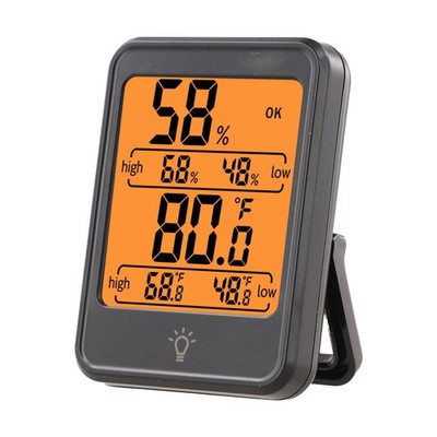 Digital für Mini Thermometer Hygrometer mit kompaktem 8 x 5,5 x 2,3 cm Design