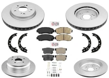 Front & Rear Brake Rotors Brake Pads & Shoes Fits Honda CR-V 2007-2011