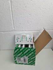 Job Lot Of 5 Crabtree Capital 4306, 13A 2 Gang Twin Switched Socket Outlet White