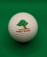 Vintage Pebble Beach Golf Links logo golf ball Pebble Beach, California 