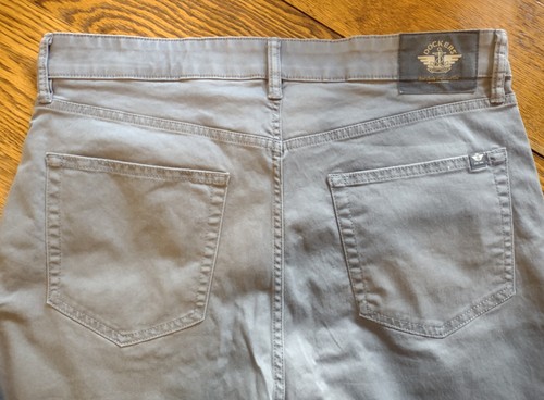 Levi Dockers Herren 34 x 29 grau Ganzjahres Tech gerade Passform Jeansschnitt Taschen - Bild 10 von 13