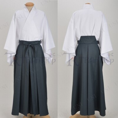 Cospa Trantrip Original Kimono/Hakama Set White x Ash Mens M Anime