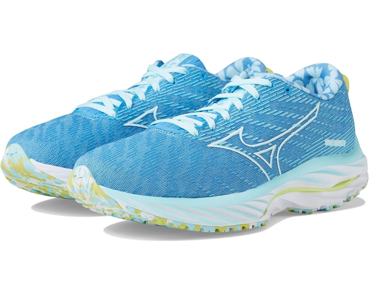 WORLD PEGASUS 水色 New Women's Mizuno Wave Rider 26 Roxy Running Shoes Size 8