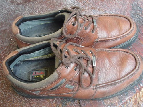 CLARKS SHOES mens oxford casual brown 