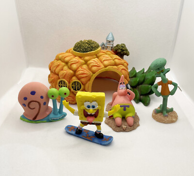 Aquarium Aquarium Deko Deko 'FOAMY ROB', 5 Designs, Spongebob