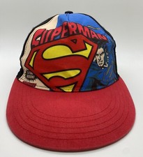Superman Cap Hat Youth Snapback Multicolor Poly Cotton DC Comics