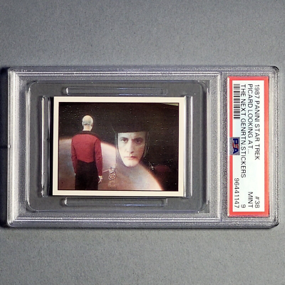 1987 Panini Star Trek The Next Generation Stickers #38 Picard
