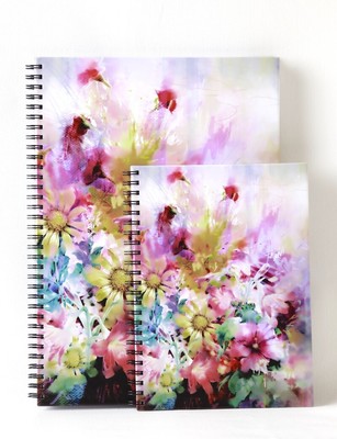 BLUME 02 A5 - A4 Spiralbindung Notizbuch Notizblock Büro Schule Tagebuch versch. 