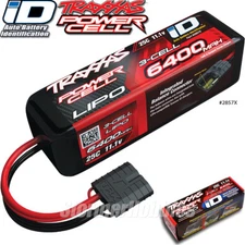 Traxxas 2857X 11.1V 6400MAH 3S 25C LiPo Battery w/Traxxas ID for RUSTLER VXL