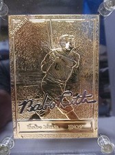 1993 PACIFIC HERITAGE MINT BABE RUTH GOLD CARD #202/500 BOX & COA YANKEES HOF