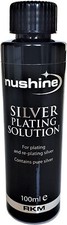 NUSHINE SILVER PLATING SOLUTION 100MLS -PLATE YOUR SAUCE BOAT WITH REAL SILVER
