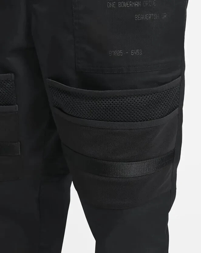 パンツ XXDEVELOPMENT 40'S USN TROUSERS 36 Bugle Boy Black Vintage Nylon Parachute Pants with Grey