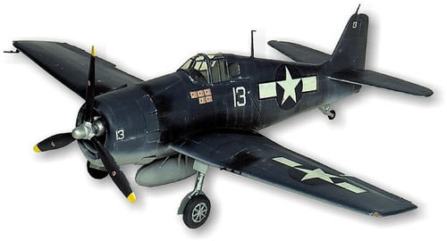 Kit de avión modelo de madera Guillow's Grumman F6F Hellcat Balsa, avión de la Segunda Guerra Mundial gui-503 - Imagen 2 de 10