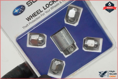 SET OF 4 GENUINE OEM SUBARU STEEL WHEEL LOCKS KIT FITS ALL MODELS - B321SFL010 - Picture 3 of 7