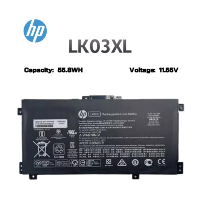 Genuine 55.8Wh LK03XL Battery for HP Envy x360 15-bp 15m-bp 17-ae 17m-ae 17t-ae