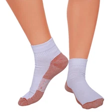 Copper Infused Compression Socks Planter Fasciitis Ankle Support Pain Relief US