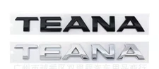 Chrome TEANA FOR 2013-23 TEANA REAR TRUNK LETTERS NAMEPLATE BADGE EMBLEM