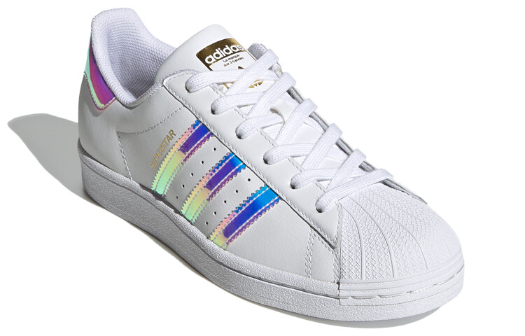 ☆新作☆大人OK!adidas Originals Superstar White Iridescent Size 7 - adidas Superstar White Iridescent W for sale online